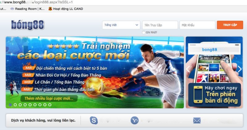 Đánh giá trang BONG88 